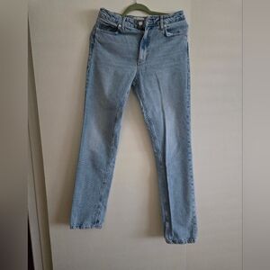 Zara Sky Blue Denim Pants